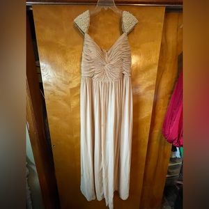 Cream Bridesmaid/Prom Dress